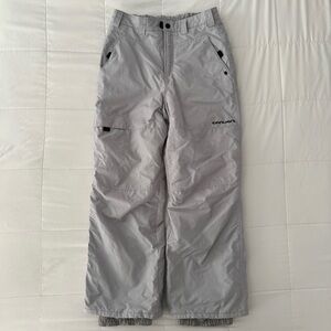 Columbia Convert Youth Snowboard Winter
Outerwear Pants Light Gray Size 14/16